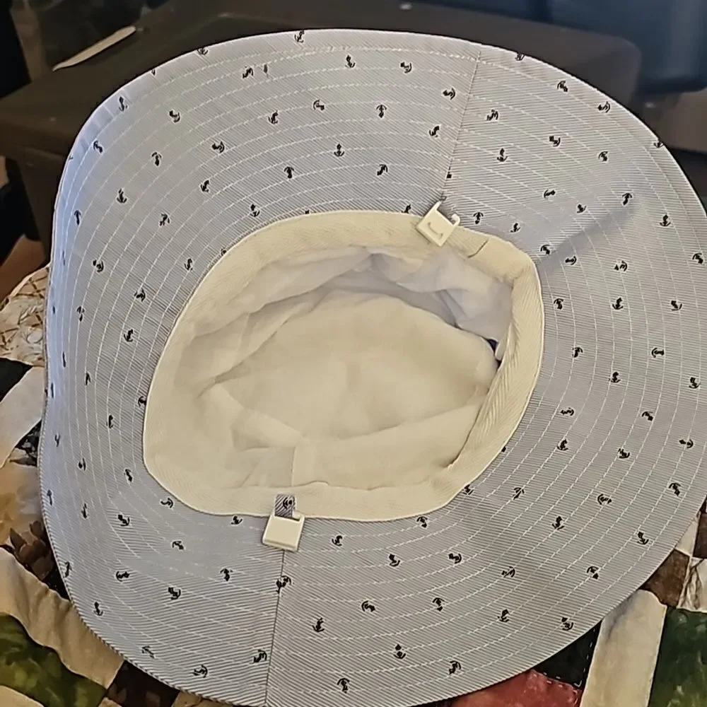 Ami & Li Toddler Sun Cap. Anchor design